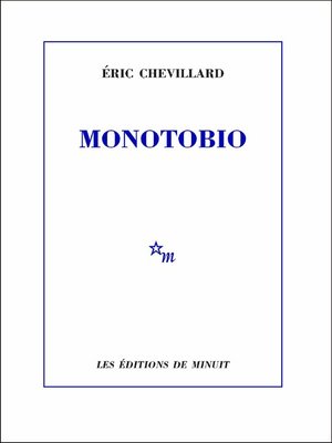 cover image of Monotobio